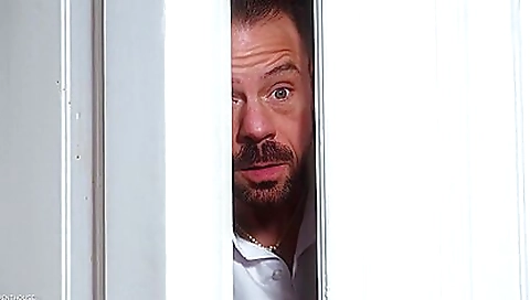 Blonde milf nurse is super horny in front of the camera