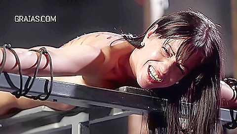 Busty brunette milf fucks in a tight pussy and a tight twat