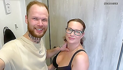 Brunette with a big ass gets her tight cunt banged hard