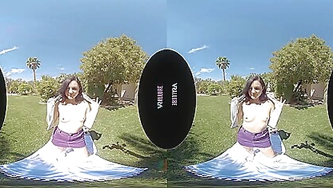 Have Fun With This Babe In The Outdoors With Petra Blair