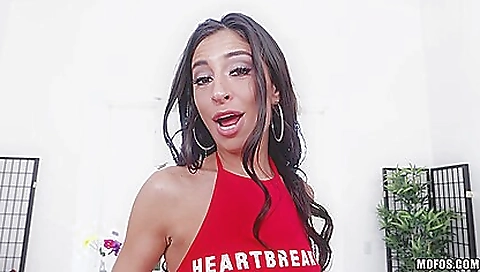 Cute teen in a bikini gets a nice fuck in a casting