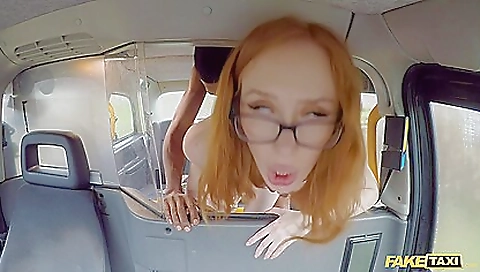 British babe with big natural boobs wants a car ride
