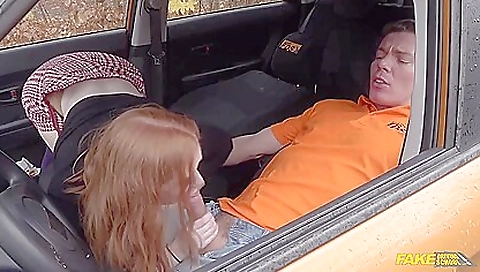 Ricky Rascal And Lenina Crowne - Redhead Distracts With No Bra On