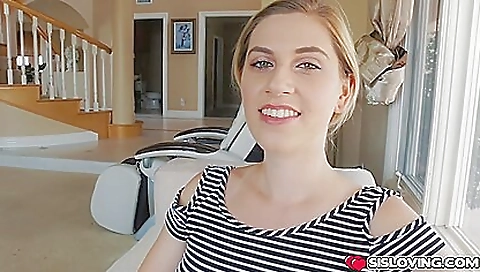 horny stepbrother is fucking her blonde stepsister