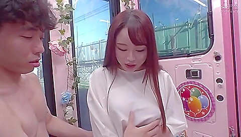 Sexy and slutty japanese college girls get a face to face sex