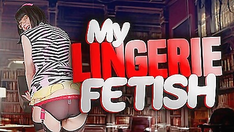 Cute mature girl with sexy dress masturbating in vr