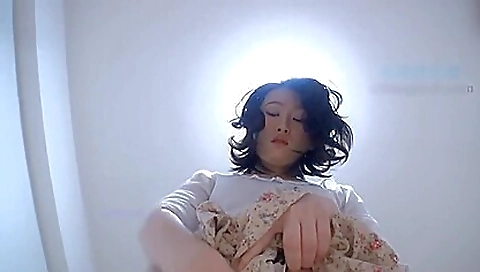 Japanese girl with hairy pussy fucked in her stockings