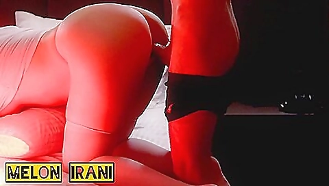 Amateur brunette with a big ass shows off on camera