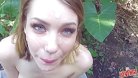 Amateur brunette with a hot face and her hands on his cock 2001