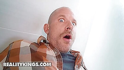 Blonde babe gets her tight asshole penetrated by a man