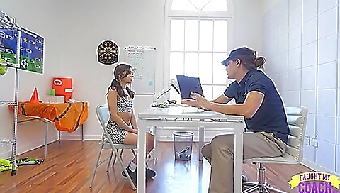 Amateur brunette with a small tattoo takes her partner