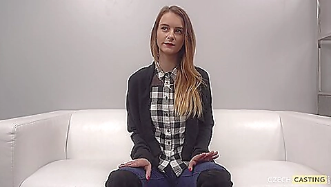 Adela gets her face covered in a facial before casting