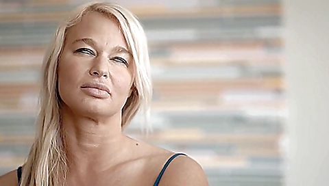 Busty milf with big boobs and a big booty is having sex