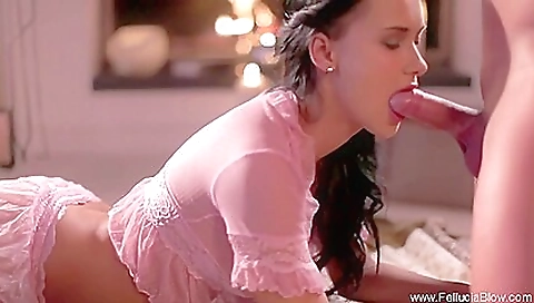 Mia magma gets a facial after her pussy fucked deep throat